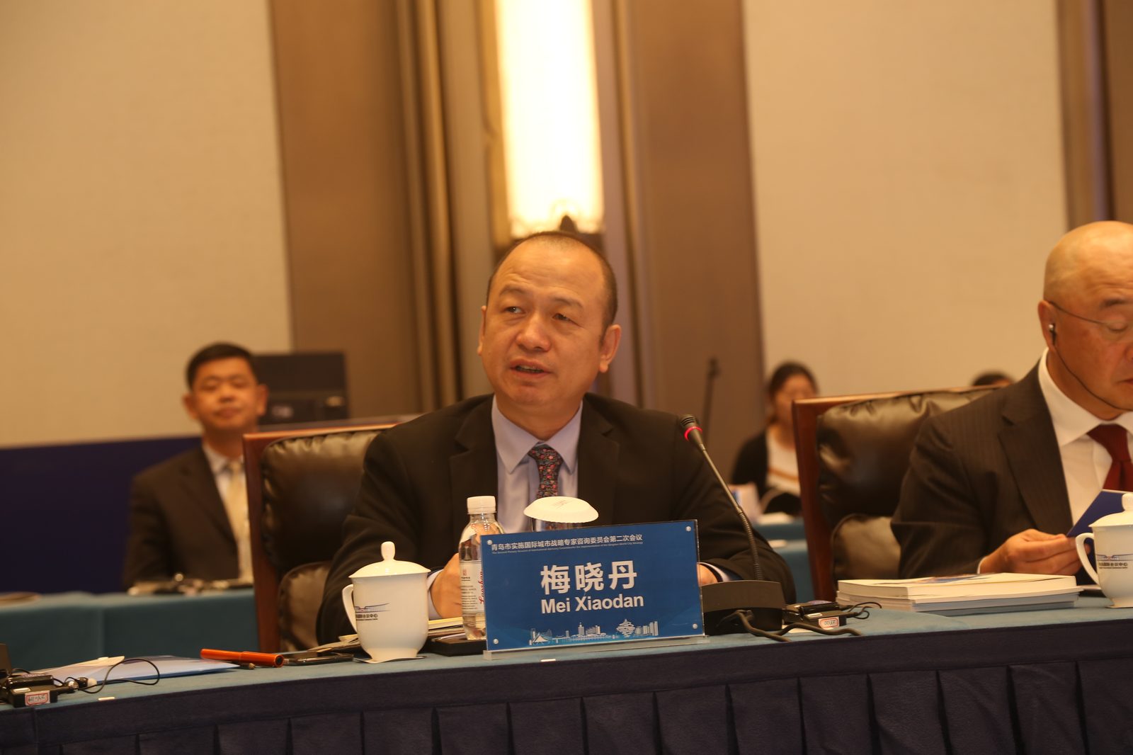 青岛市国际城市战略专家咨询委员会会议 现场
